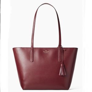 🎉HP🎉 Kate Spade Emilia Large Tote in Cherrywood